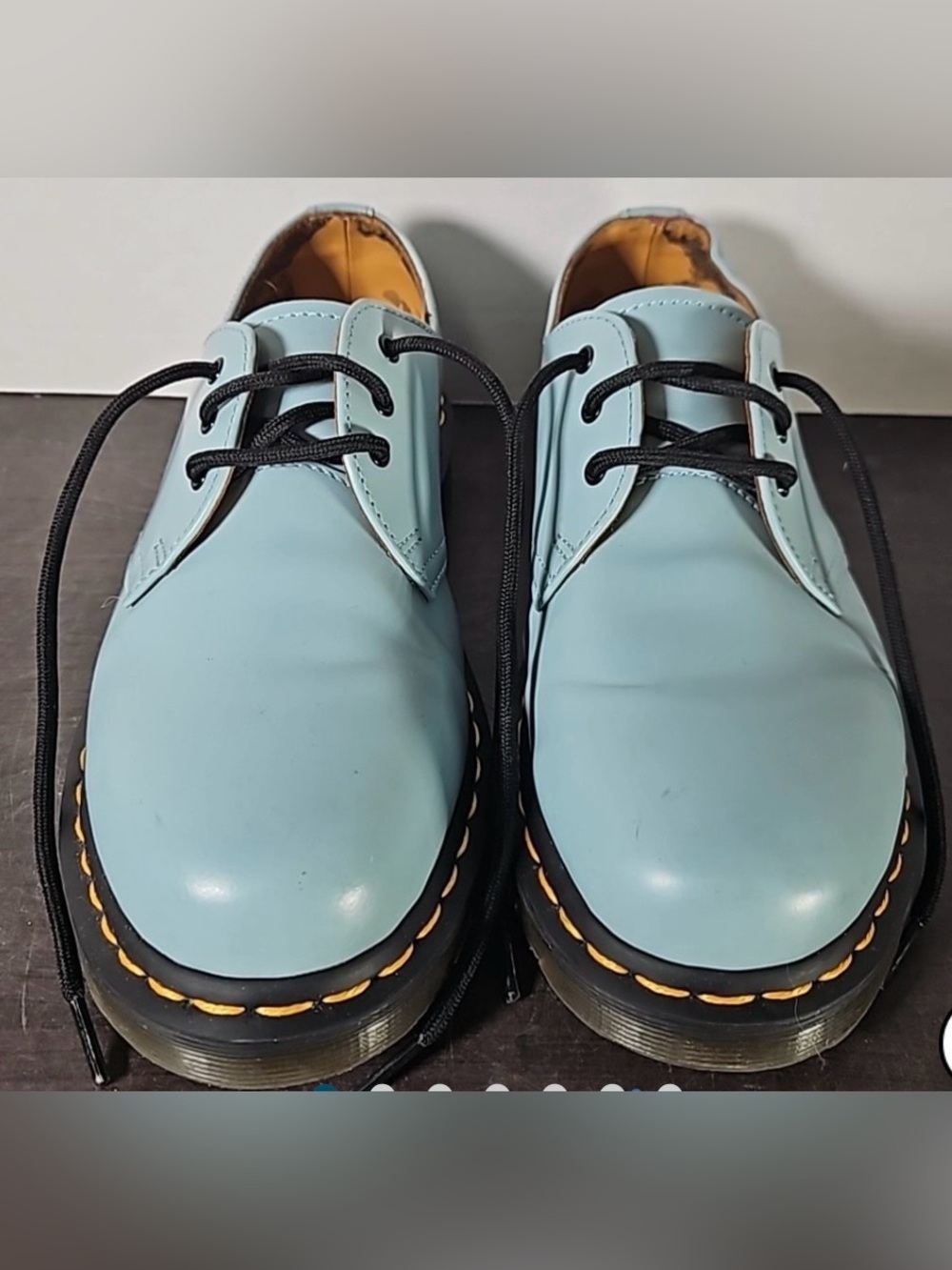 Dr. Martens 1461 Smooth Leather Oxford Shoes Card Blue Size USL 8 / USM 7